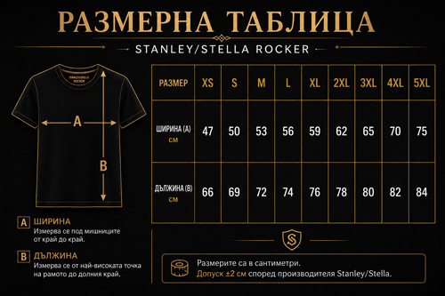 Размерна таблица Dizzyness Wear
